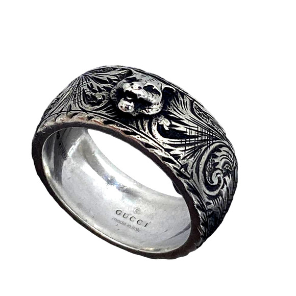 Gucci Jewelry - GUCCI Tiger Head Silver 925 Ring Size 10